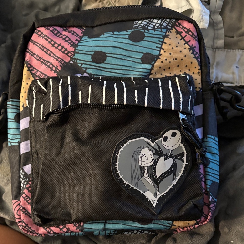 Nightmare Before Christmas Patchwork Crossbody Bag - image 1